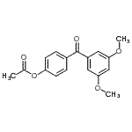 CAS 登录号：890100-27-3， 4-(3,5-二甲氧基苯甲酰基)苯基乙酸酯