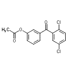 CAS 登录号：890100-28-4， 3-(2,5-二氯苯甲酰基)苯基乙酸酯
