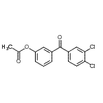 CAS#: 890100-32-0, 3-(3,4-Dichlorobenzoyl)phenyl acetate