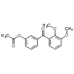 CAS 登录号：890100-36-4， 3-(2,3-二甲氧基苯甲酰基)苯基乙酸酯