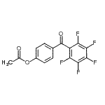 CAS#: 890100-41-1, 4-(Pentafluorobenzoyl)phenyl acetate