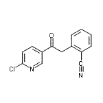 CAS 登录号：890100-44-4， 2-[2-(6-氯-3-吡啶基)-2-氧代乙基]苯甲腈