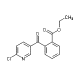 CAS#: 890100-47-7, Ethyl 2-[(6-chloro-3-pyridinyl)carbonyl]benzoate
