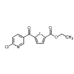 CAS#: 890100-50-2, Ethyl 5-[(6-chloro-3-pyridinyl)carbonyl]-2-thiophenecarboxylate