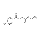 CAS#: 890100-63-7, Ethyl 4-(6-chloro-3-pyridinyl)-4-oxobutanoate