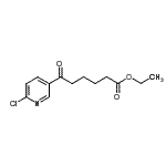 CAS#: 890100-67-1, Ethyl 6-(6-chloro-3-pyridinyl)-6-oxohexanoate