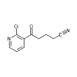 CAS#: 890100-76-2, 5-(2-Chloro-3-pyridinyl)-5-oxopentanenitrile