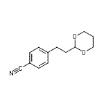 CAS#: 89013-02-5, 4-[2-(1,3-Dioxan-2-yl)ethyl]benzonitrile
