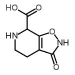 CAS#: 89017-63-0, 3-Hydroxy-4,5,6,7-tetrahydro[1,2]oxazolo[5,4-c]pyridine-7-carboxylic acid