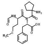 CAS#: 89026-13-1, N-Formyl-L-methionyl-N-[(1-aminocyclopentyl)carbonyl]-L-phenylalanine