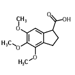 CAS#: 890309-53-2, 4,5,6-Trimethoxy-1-indanecarboxylic acid