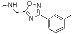 CAS#: 890324-18-2, N-Methyl-1-[3-(3-methylphenyl)-1,2,4-oxadiazol-5-yl]methanamine