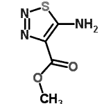 CAS#: 89033-41-0, methyl 5-aminothiadiazole-4-carboxylate