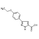 CAS#: 890591-56-7, 3-(4-Ethoxyphenyl)-1H-pyrazole-5-carboxylic acid