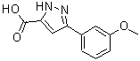 CAS#: 890591-64-7, 3-(3-Methoxyphenyl)-1H-pyrazole-5-carboxylic acid