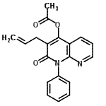 CAS#: 89108-58-7, 3-Allyl-2-oxo-1-phenyl-1,2-dihydro-1,8-naphthyridin-4-yl acetate
