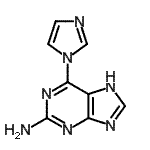 CAS#: 891497-81-7, 6-(1H-Imidazol-1-yl)-7H-purin-2-amine