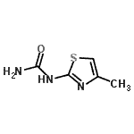 CAS#: 89179-76-0, 1-(4-Methyl-1,3-thiazol-2-yl)urea