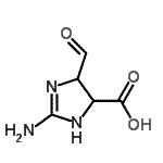 CAS#: 89179-94-2, 2-Amino-4-formyl-4,5-dihydro-1H-imidazole-5-carboxylic acid