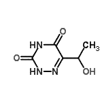 CAS 登录号：89179-96-4， 6-(1-羟基乙基)-1,2,4-三嗪-3,5(2H,4H)-二酮