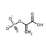 CAS 登录号：89232-34-8， O-(1-羧基乙烯基)硫代磷酸酯