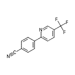 CAS 登录号：892501-99-4， 4-[5-(三氟甲基)-2-吡啶基]苯甲腈