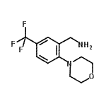 CAS#: 892502-14-6, 1-[2-(4-Morpholinyl)-5-(trifluoromethyl)phenyl]methanamine