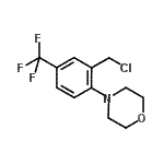 CAS#: 892502-15-7, 4-[2-(Chloromethyl)-4-(trifluoromethyl)phenyl]morpholine