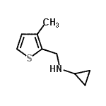 CAS#: 892571-43-6, N-[(3-Methyl-2-thienyl)methyl]cyclopropanamine