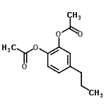 CAS#: 89266-70-6, 4-Propyl-1,2-phenylene diacetate