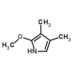 CAS#: 89267-89-0, 2-Methoxy-3,4-dimethyl-1H-pyrrole