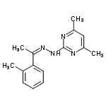 CAS#: 89269-64-7, 4,6-Dimethyl-2-{(2Z)-2-[1-(2-methylphenyl)ethylidene]hydrazino}pyrimidine