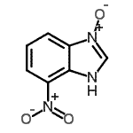 CAS 登录号：892875-81-9， 7-硝基-1H-苯并咪唑3-氧化物