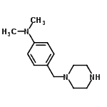 CAS#: 89292-79-5, N,N-Dimethyl-4-(1-piperazinylmethyl)aniline