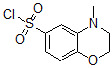 CAS 登录号：892948-94-6， 4-甲基-3,4-二氢-2H-1,4-苯并恶嗪-6-磺酰氯