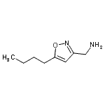 CAS#: 893406-82-1, 1-(5-Butyl-1,2-oxazol-3-yl)methanamine