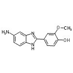 CAS 登录号：893611-77-3， 4-(5-氨基-1H-苯并咪唑-2-基)-2-甲氧基苯酚