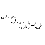 CAS#: 893613-49-5, 6-(4-Methoxyphenyl)-2-phenylpyrazolo[1,5-a]pyrimidine