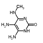 CAS 登录号：89364-20-5， 5,6-二氨基-4-(甲基氨基)-2(1H)-嘧啶酮