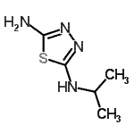 CAS#: 89365-24-2, N-Isopropyl-1,3,4-thiadiazole-2,5-diamine