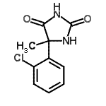 CAS#: 89366-02-9, 5-(2-Chlorophenyl)-5-methyl-2,4-imidazolidinedione