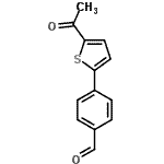 CAS 登录号：893735-36-9， 4-(5-乙酰基-2-噻吩基)苯甲醛
