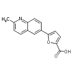 CAS 登录号：893738-37-9， 5-(2-甲基-6-喹啉基)-2-糠酸