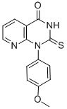 CAS 登录号：89374-59-4， 1-(4-甲氧基苯基)-2-硫代-1,2,3,4-四氢吡啶并[2,3-d]嘧啶-4-酮