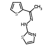 CAS#: 89408-03-7, 2-{(2Z)-2-[1-(2-Thienyl)ethylidene]hydrazino}-1,3-thiazole
