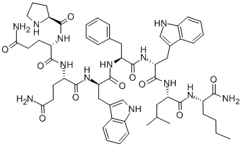 CAS#: 89430-34-2, D-Pro-Gln-Gln-D-Trp-Phe-D-Trp-Leu-Nle-NH2