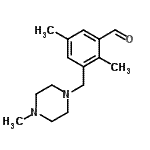 CAS#: 894370-32-2, 2,5-Dimethyl-3-[(4-methyl-1-piperazinyl)methyl]benzaldehyde