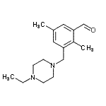 CAS 登录号：894370-38-8， 3-[(4-乙基-1-哌嗪基)甲基]-2,5-二甲基苯甲醛