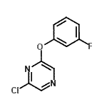 CAS#: 894416-95-6, 2-Chloro-6-(3-fluorophenoxy)pyrazine