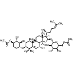CAS 登录号：89456-98-4， (4R,7R,8Xi,9beta,16beta)-1-[(4-O-乙酰基-beta-D-吡喃木糖基)氧基]-7-羟基-9,10,14-三甲基-4,9-环-9,10-开链胆甾-5,24-二烯-16-基6-O-乙酰基-beta-D-吡喃葡萄糖苷